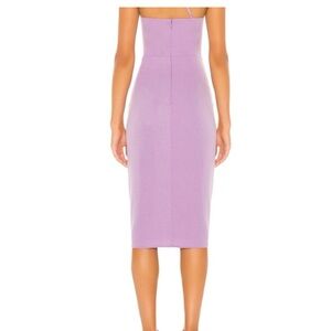 Lazo Midi Dress in Lilac Purple